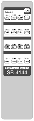 SB-4140- 4x4 VGA-AUDIO