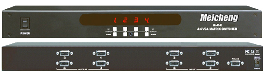 SB-4140, 4X4 VGA視頻矩陣切換器