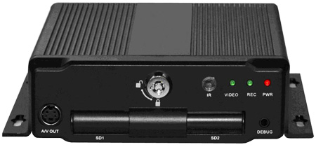 DVR-1004S 車載數位錄影系統-正面(看大圖)