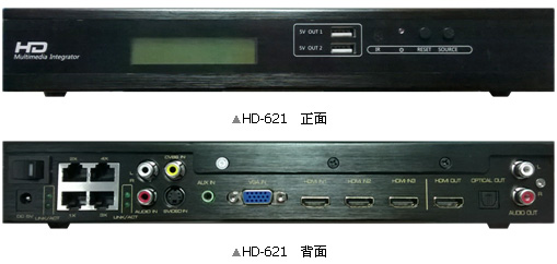 HD-621　高畫質多媒體轉換器