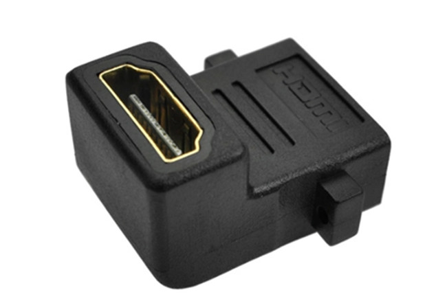 Adapter HDMI A FEMALE TO FEMALE 90°