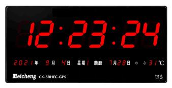 CK-3RHEC-GPS 万年曆电子钟(GPS校时)